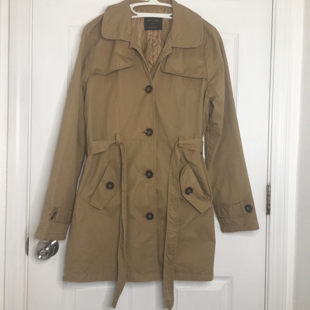 Love Tree Trench Coat